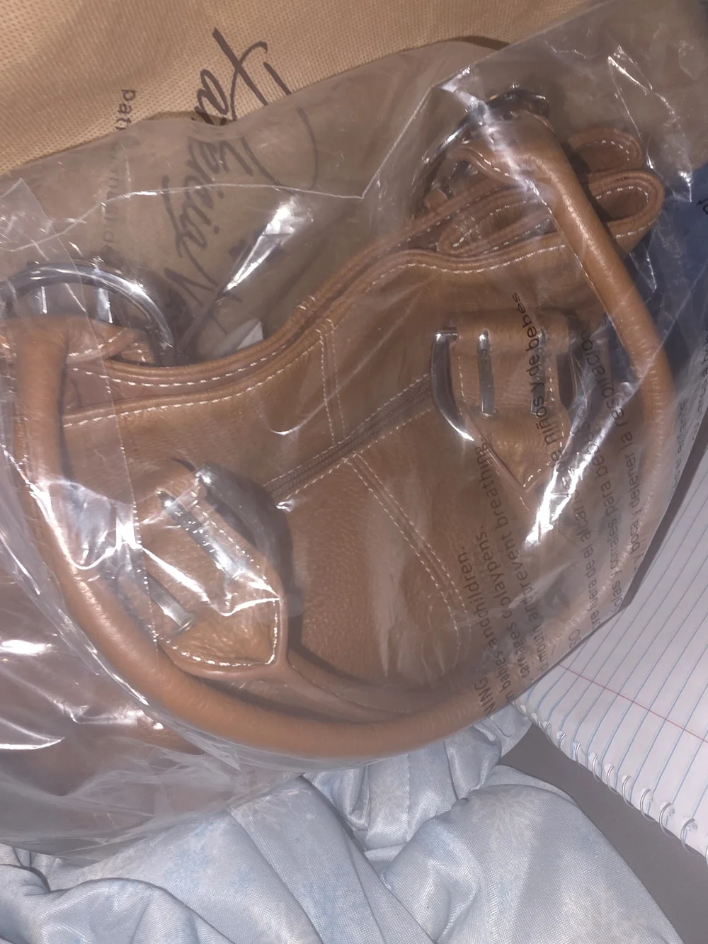 Tingnanello Classic Brown Leather Tote Bag - Structured Everyday Handbag